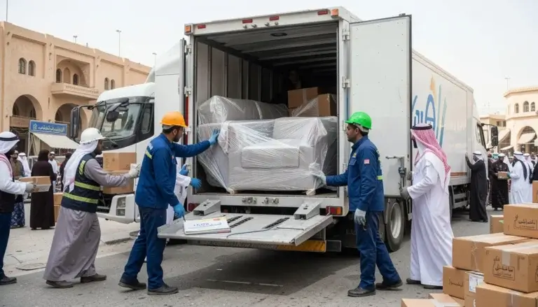 نقل عفش من مكة إلى المدن